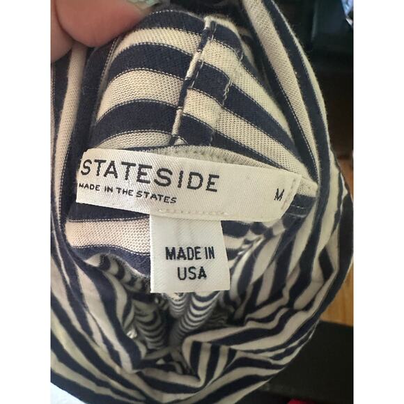 Stateside Coastal Stripe Turtleneck Midi Dress - Picture 6 of 7